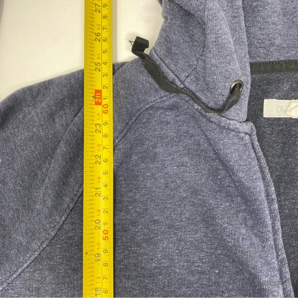 Outerknown Women's Full Zip Hooded Sweatshirt Blue Size Medium - Picture 8 of 9